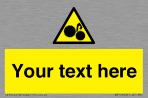 WM10840: Custom Warning: Risk of trapped fingers