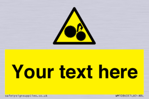 WM10840: Custom Warning: Risk of trapped fingers