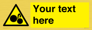 WM10840: Custom Warning: Risk of trapped fingers