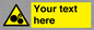 WM10840: Custom Warning: Risk of trapped fingers