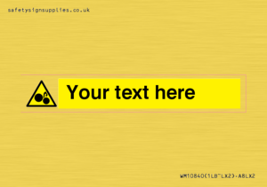 WM10840: Custom Warning: Risk of trapped fingers