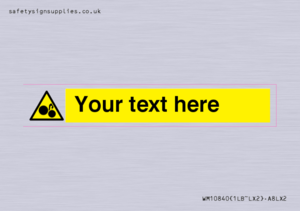 WM10840: Custom Warning: Risk of trapped fingers