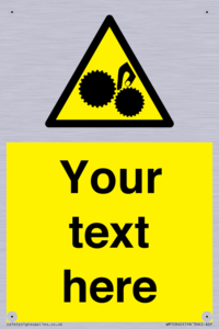 WM10840: Custom Warning: Risk of trapped fingers