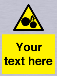 WM10840: Custom Warning: Risk of trapped fingers