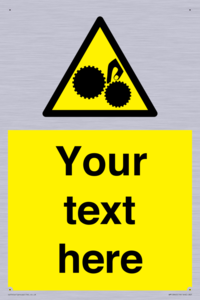 WM10840: Custom Warning: Risk of trapped fingers