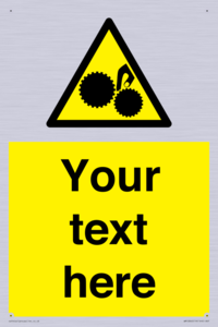 WM10840: Custom Warning: Risk of trapped fingers