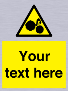 WM10840: Custom Warning: Risk of trapped fingers