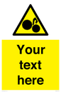 WM10840: Custom Warning: Risk of trapped fingers