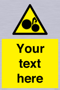 WM10840: Custom Warning: Risk of trapped fingers