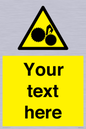 WM10840: Custom Warning: Risk of trapped fingers