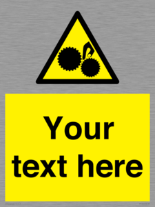 WM10840: Custom Warning: Risk of trapped fingers