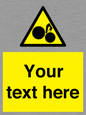WM10840: Custom Warning: Risk of trapped fingers