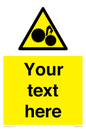 WM10840: Custom Warning: Risk of trapped fingers