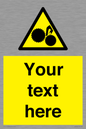 WM10840: Custom Warning: Risk of trapped fingers