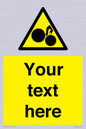 WM10840: Custom Warning: Risk of trapped fingers