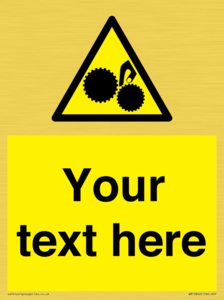 WM10840: Custom Warning: Risk of trapped fingers