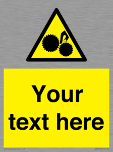 WM10840: Custom Warning: Risk of trapped fingers
