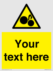 WM10840: Custom Warning: Risk of trapped fingers