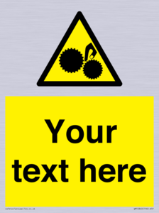 WM10840: Custom Warning: Risk of trapped fingers
