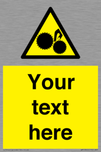 WM10840: Custom Warning: Risk of trapped fingers