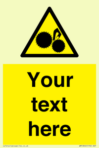 WM10840: Custom Warning: Risk of trapped fingers