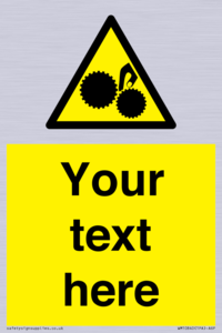 WM10840: Custom Warning: Risk of trapped fingers