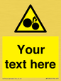 WM10840: Custom Warning: Risk of trapped fingers