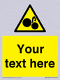WM10840: Custom Warning: Risk of trapped fingers