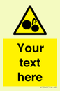 WM10840: Custom Warning: Risk of trapped fingers