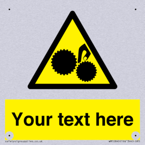 WM10840: Custom Warning: Risk of trapped fingers