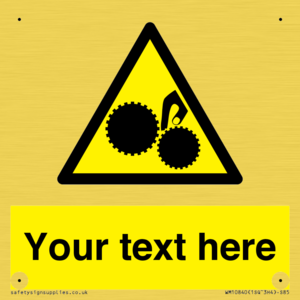 WM10840: Custom Warning: Risk of trapped fingers