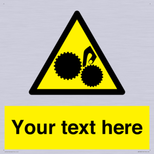 WM10840: Custom Warning: Risk of trapped fingers