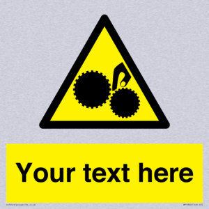 WM10840: Custom Warning: Risk of trapped fingers