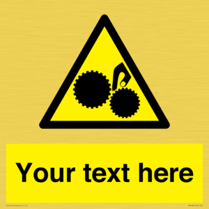 WM10840: Custom Warning: Risk of trapped fingers