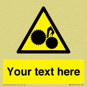 WM10840: Custom Warning: Risk of trapped fingers