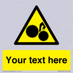 WM10840: Custom Warning: Risk of trapped fingers