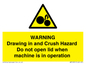 WM10991: Warning Drawing in and Crush Hazard