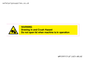 WM10991: Warning Drawing in and Crush Hazard