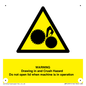 WM10991: Warning Drawing in and Crush Hazard