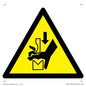 WM11934: W030 Warning: Hand crushing between press brake tool
