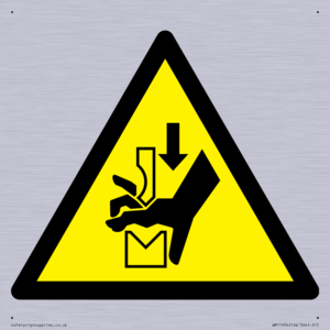 WM11934: W030 Warning: Hand crushing between press brake tool