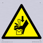 WM11934: W030 Warning: Hand crushing between press brake tool