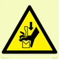 WM11934: W030 Warning: Hand crushing between press brake tool