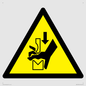 WM11934: W030 Warning: Hand crushing between press brake tool