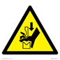 WM11934: W030 Warning: Hand crushing between press brake tool