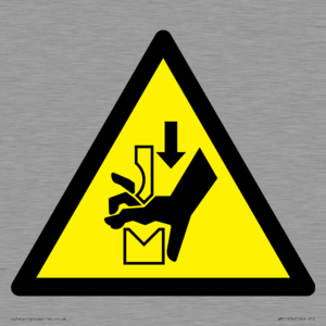 WM11934: W030 Warning: Hand crushing between press brake tool