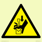 WM11934: W030 Warning: Hand crushing between press brake tool