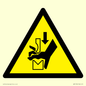 WM11934: W030 Warning: Hand crushing between press brake tool