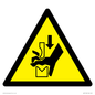 WM11934: W030 Warning: Hand crushing between press brake tool