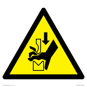 WM11934: W030 Warning: Hand crushing between press brake tool